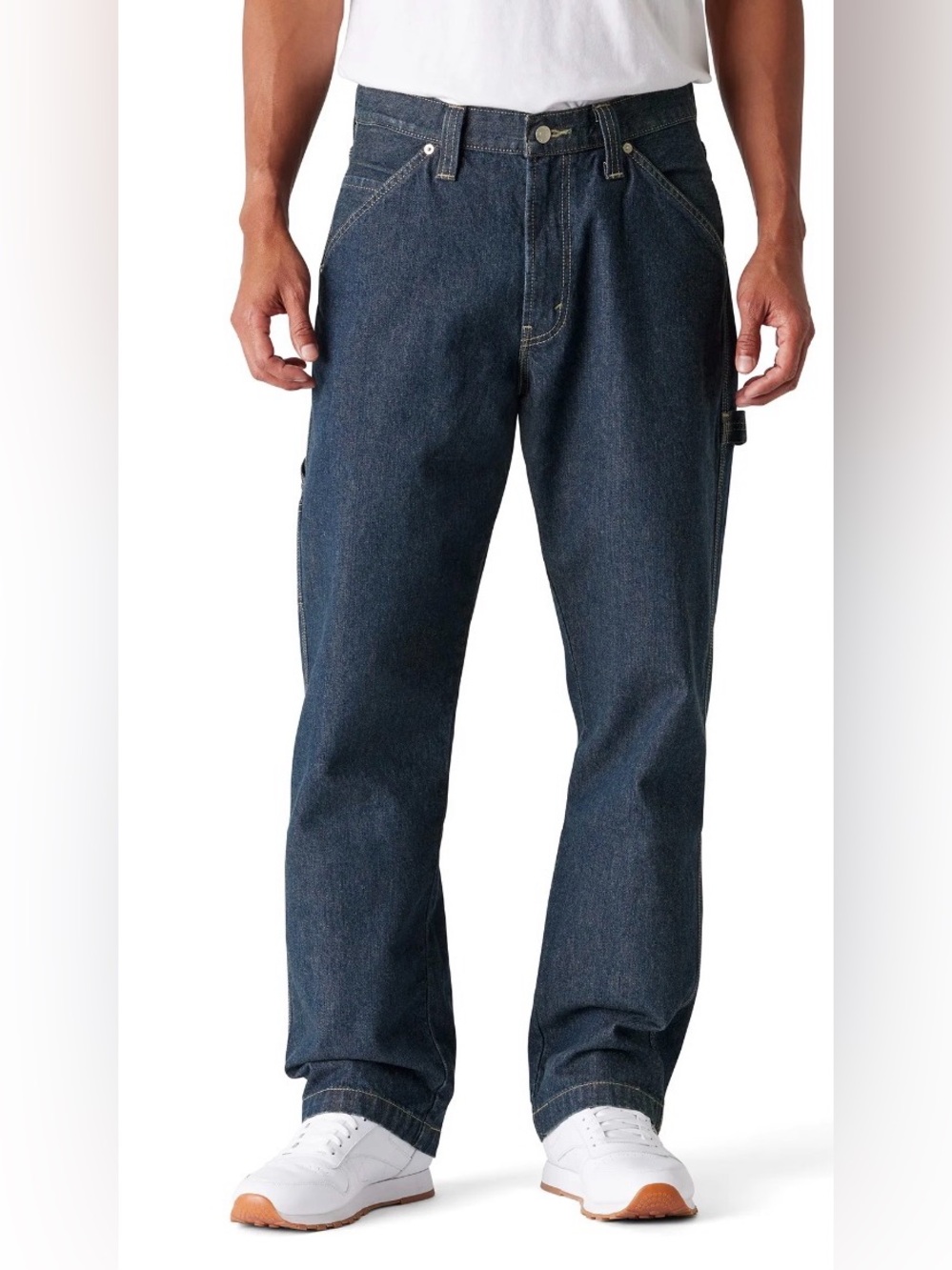 Men’s Levi Strauss Signature Workwear Carpenter Jeans 44x30 Dark Wash NWT - Picture 7 of 10